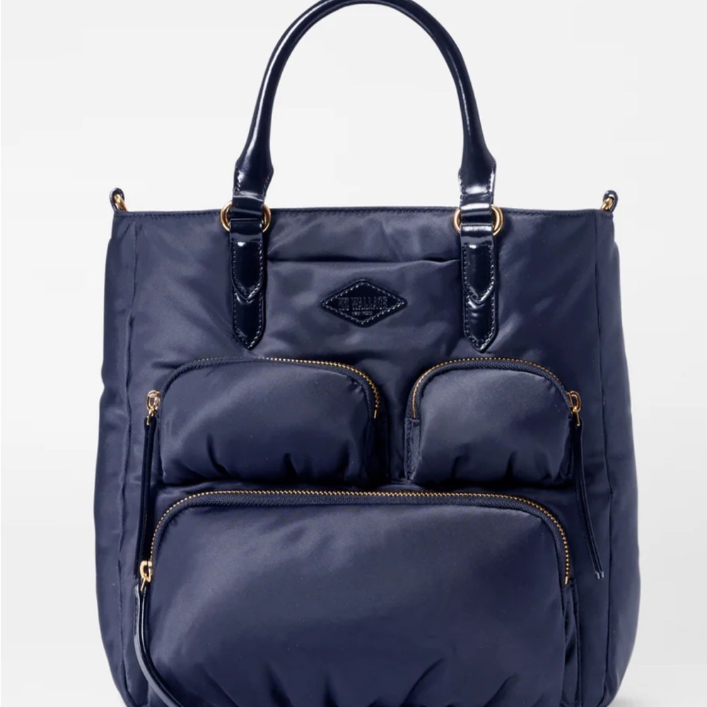 MZ Wallace Elegant Navy Tote Bag